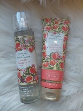 Peach Blossom & Nectar Fine Fragrance Mist & Body Cream